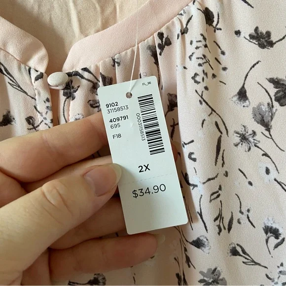 Reitman’s Pink Floral Tank - Picture 3 of 7